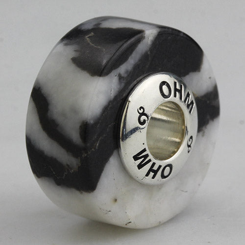 Black And White Barrel (Zebra Jasper)