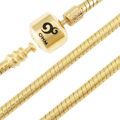 Gold Vermeil Snap Clasp Bracelet (Retired)