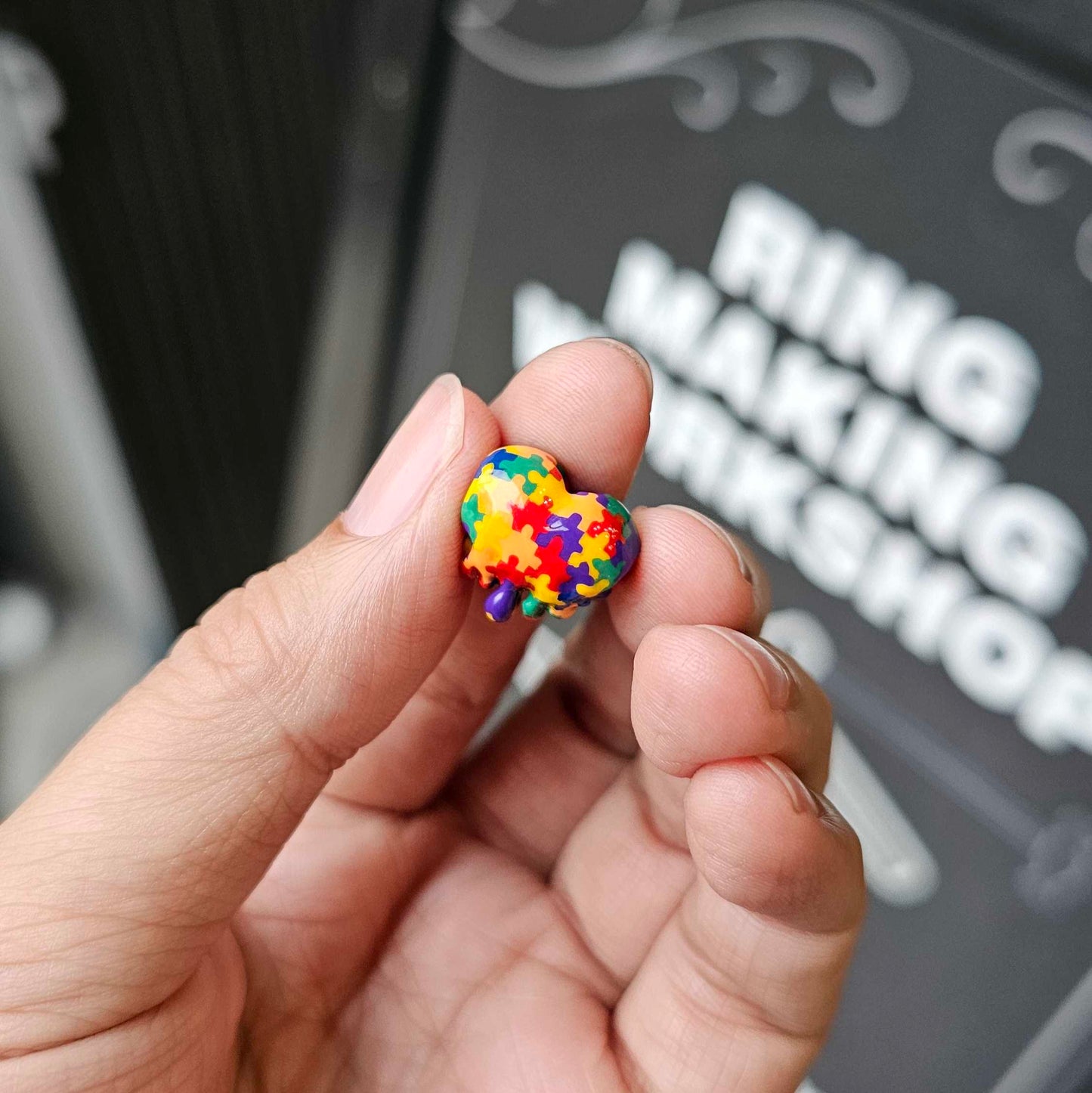 Rainbow Puzzle Melting Hearts