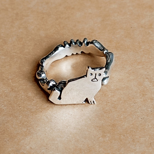 OHM Cat Creation Ring Size 8