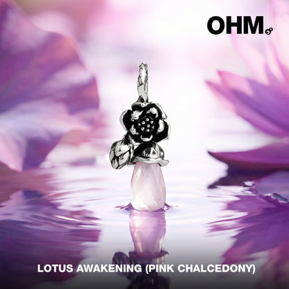 Lotus Awakening (Pink Chalcedony)