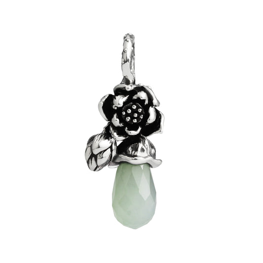 Lotus Awakening (Green Chalcedony)