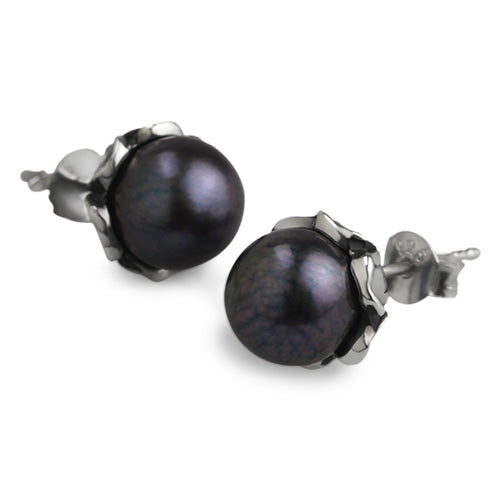 Black Pearl Studs