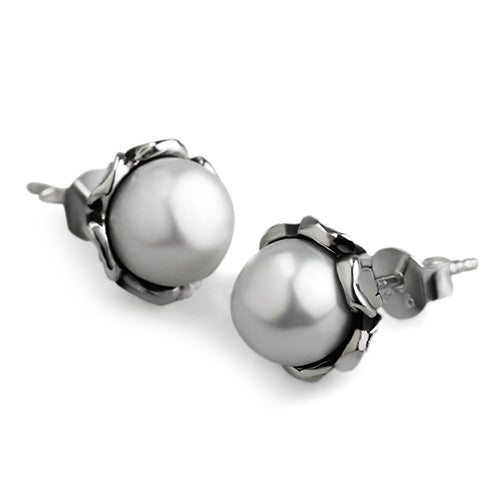 White Pearl Studs