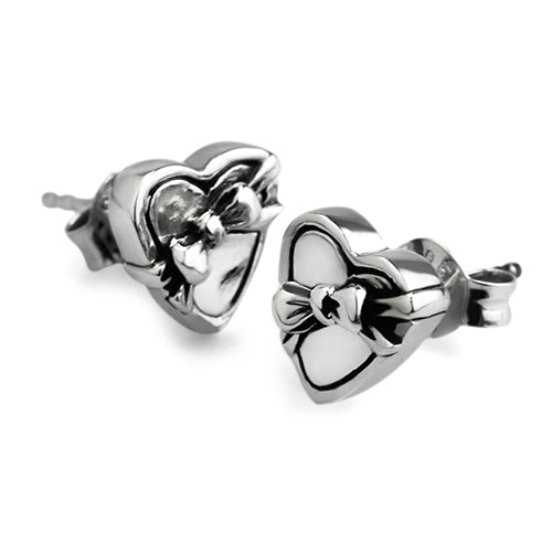 Chocolate Heart Studs