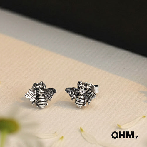 Bee Brave Stud Earring