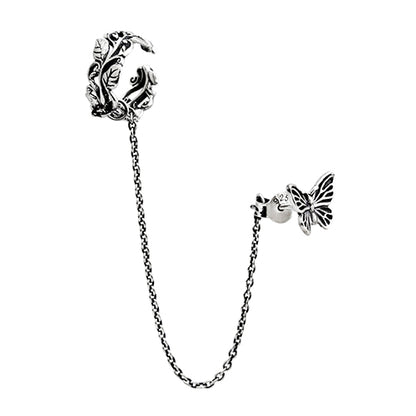 Flutter Fearless Earrings With Veritas Vine Ear Cuff