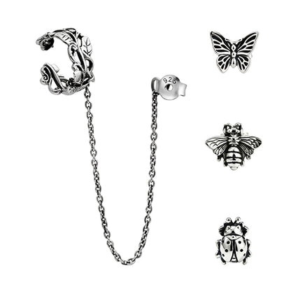 Veritas Vine Ear Cuff Set (Includes Three Studs)